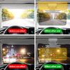 Car Sun Visor UV Blocking Anti Glare Sun Shade Polarized Anti-Dazzle Sunshade Day and Night Dual Use Sun Blocker Car Accessories