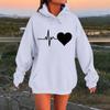 Womens Hoodies Oversized Sweatshirts Long Sleeve Casual Pullover Hooded Sweatshirt Tops