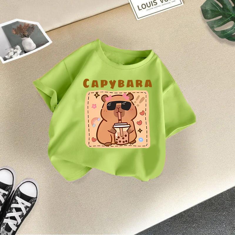 Children's Casual Short-sleeved T-shirt - Summer Girls' And Boys' Fashionable And Cute T-shirt
