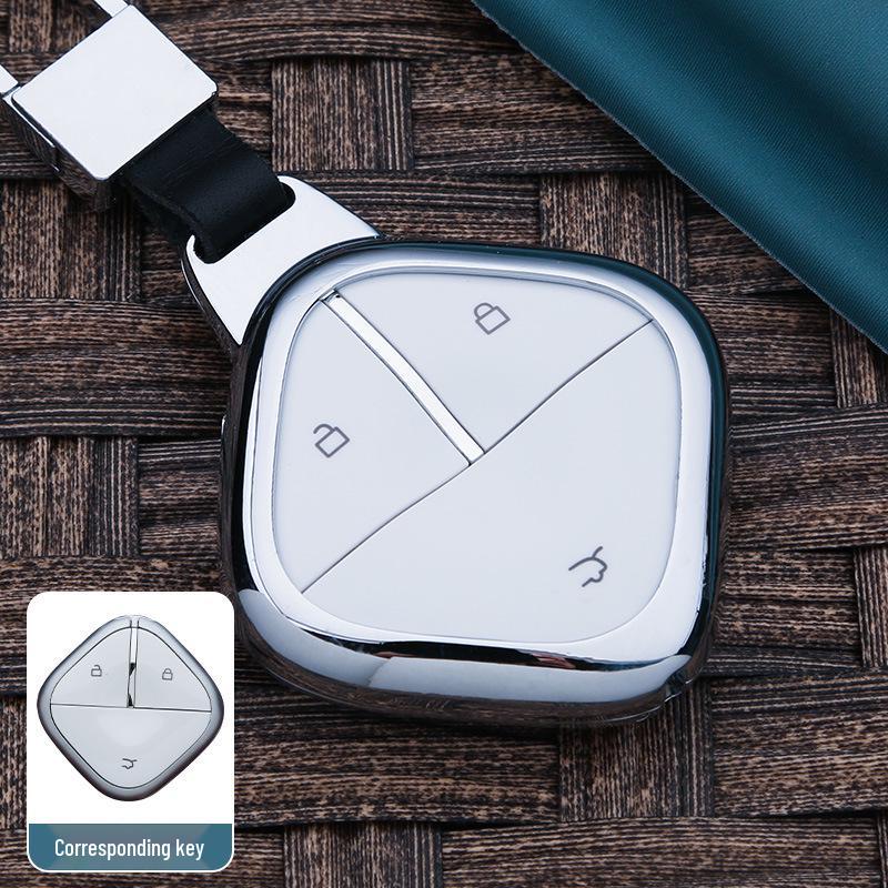 2023 Wuling Bingo Key Cover: New Airev Sunny Sky KiwiEV Metal Shell & Buckle.