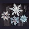 5 Teile/satz Schneeflocke Ornamente Anhänger Epoxidharz Form Ohrringe Halskette Schlüsselbund Silikon Form DIY Handwerk Weihnachten Form Schmuck Casting Werkzeuge
