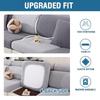 Lanmolife 1Pc Thick Jacquard Sofa Seat Cushion Cover Super Elastic Sofa Covers Spandex Non-Slip Furniture Protective Covers
