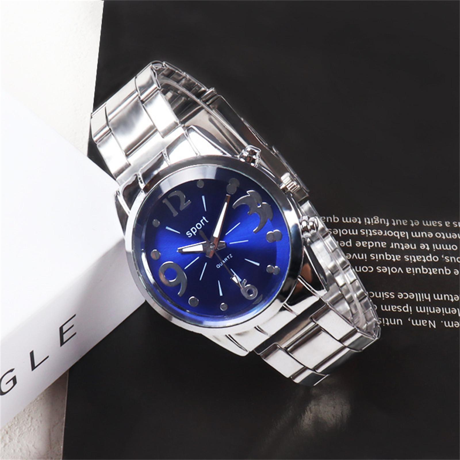 

Men s Waterproof Luminous Running Alarm Clock Watch One Size