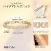 [Richapex] Bracelet 18K Gold Filled Jewelry Women's Bangle AAA Crystal CZ Diamond 18K Yellow Gold Filled