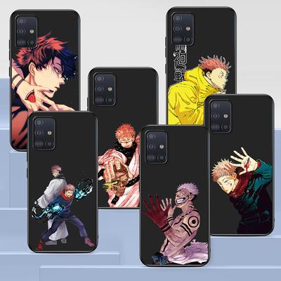 Jujutsu Kaisen Anime Phone Case for Samsung Galaxy A12 A52 A51 A32 A21s A71 A02s A22 A31 A72 A41 A02 A42 A01 A03 Black TPU Cover