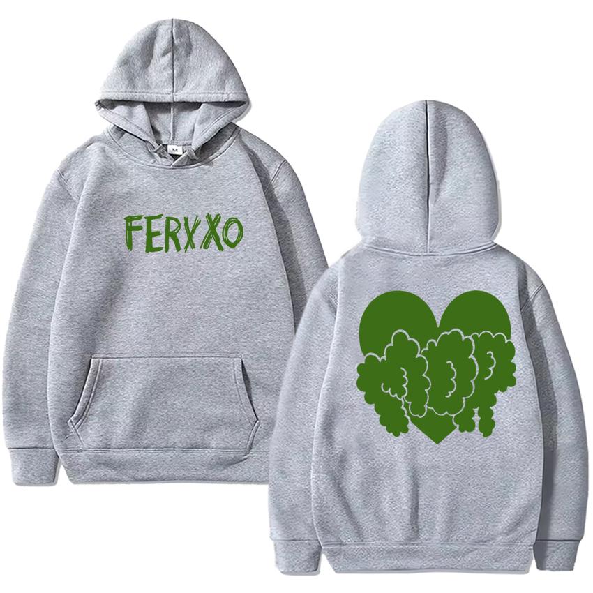 High Quality FERXXO Feid Album Music Printed Sweatshirt Men Women Harajuku Fashion Hoodies Unisex Fleece Long Sleeve Pullovers