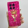 Camon30 Phone Case For Tecno Camon 30 Pro Premier 5G Casing Crown Letters Liquid Silicone Protection Back Cover Anti Slip Funda