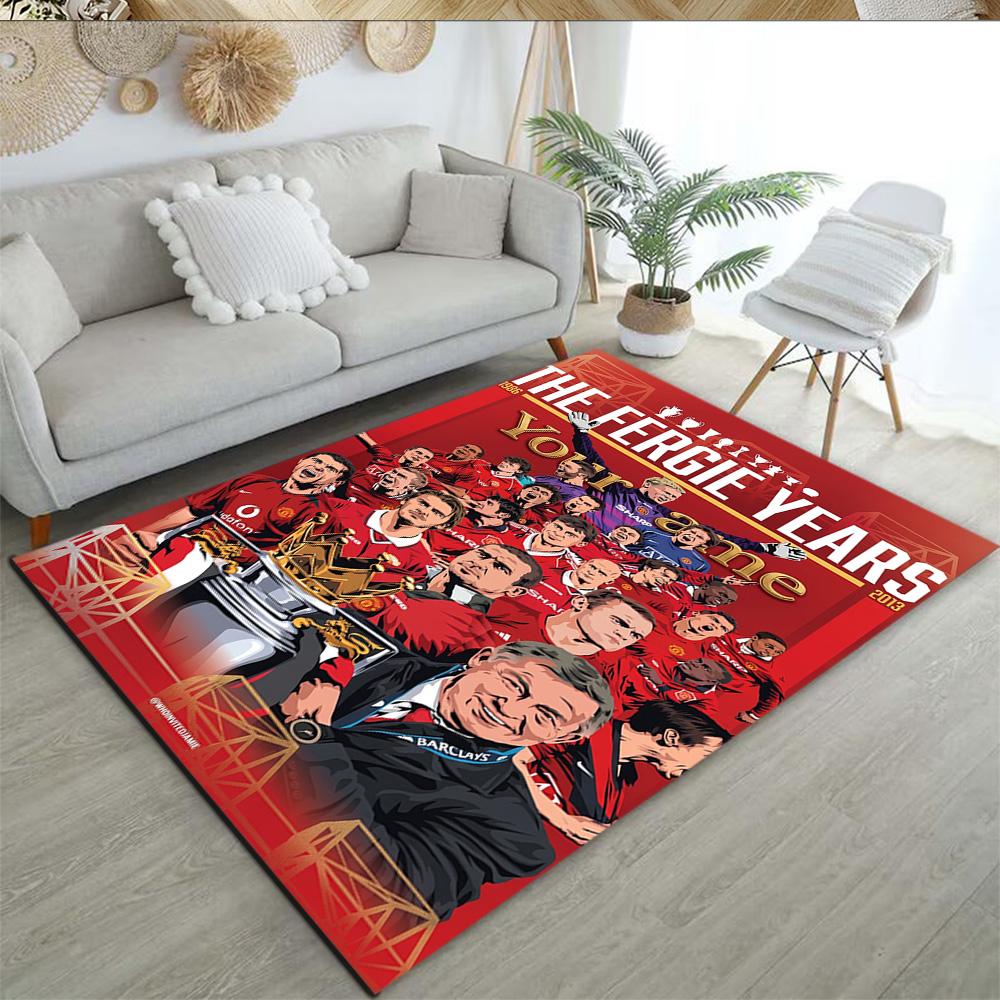 Manchester Customizable Name Floor Mat Suitable for Decorate room Dormitory Bedrooms Living Rooms Antislip Carpet Office home decor