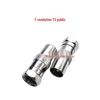 F Male to TV Male Cable Adapter for Set-Top Box (9.5RF Male)