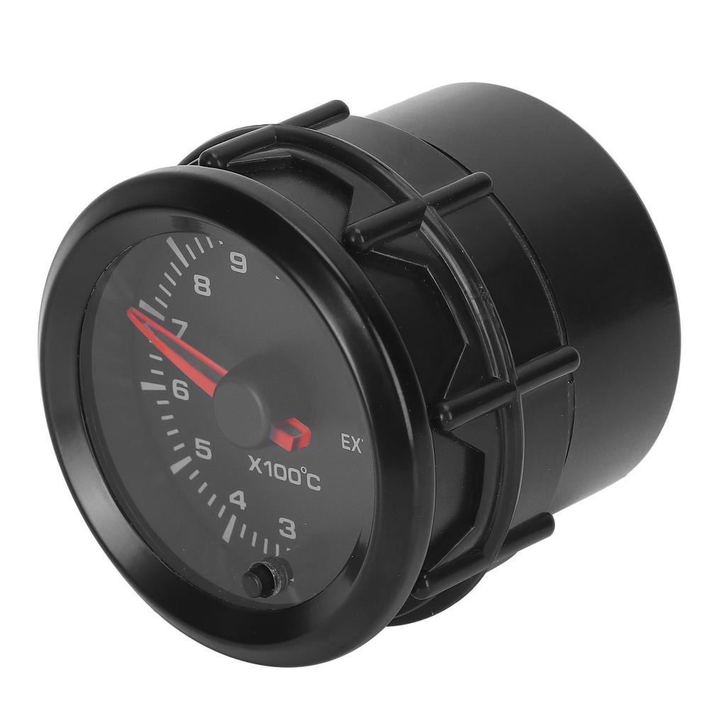 Exhaust Gas Temperature Meter 2in52mm 300?1300 Celsius  7 Color Backlight DC10?15V for 12V Cars with Sensor