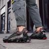 Autumn new Guochao sports shoes printed outsole ultra-light heightening platform men's shoes large size men's shoes