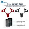Real Soft Carbon Fiber Sticker LHD RHD Car Steering Wheel Button Trim For Alfa Romeo 159 2005-2017 2018