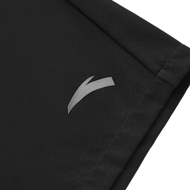 Anta Respirant Décontracté Confortable Polyvalent Short de Plage Cinq Points Short Homme Noir 1825332423-1