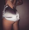 2024 Summer Women's European & American Style High Waist Elastic Sports Shorts