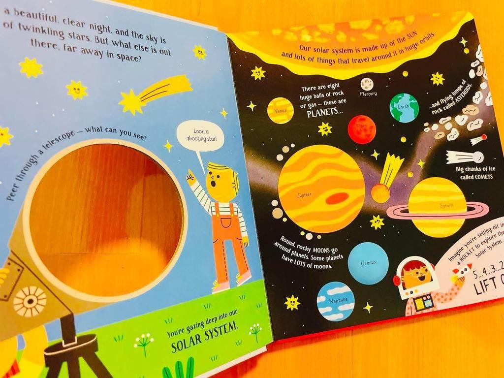 [USED] English Picture Book Usborne Step Inside Science Solar Foreign Book
