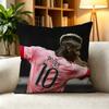 PPaul Pogba Football Midfielder Sports  Square DoubleSided printed Pillow Case Bedroom Bedside Pillow Sofa Cushion Cover