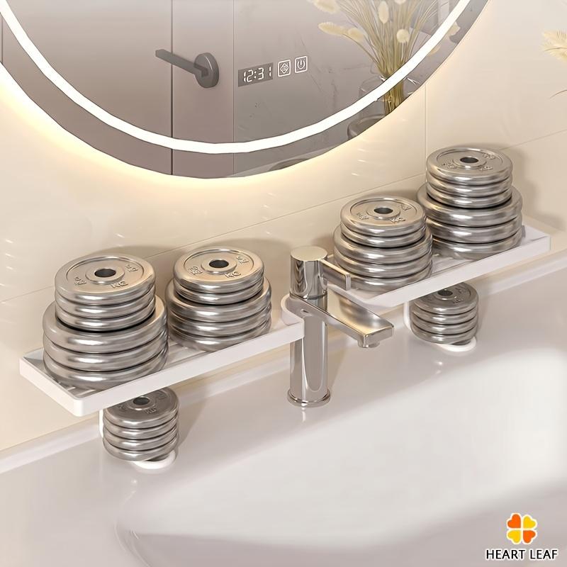 Practical Shelf | Bathroom Sink Organizer, Multi-functional Plastic Kitchen and Bathroom Sink Storage Rack Set - Faucet Hanging Storage Shelf