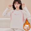Women's Fleece-Lined Thermal Underwear Set: Cold-Proof Cotton Wool for Teen Students