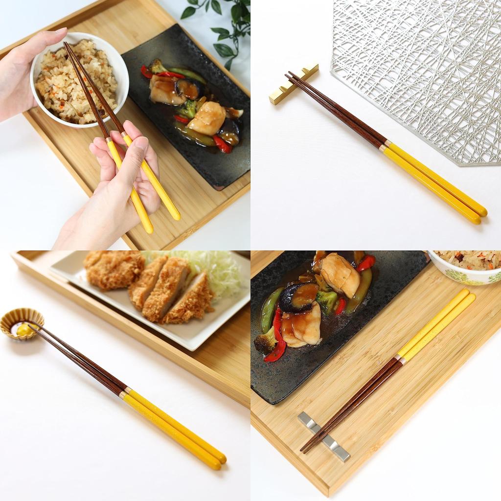 FlaColle Your Birth Month Moon Slim 23cm Made in Dishwasher Stylish Birthday Gift [Choose Chopsticks (August) Peridot] Chopsticks, Japan, Non-Slip,