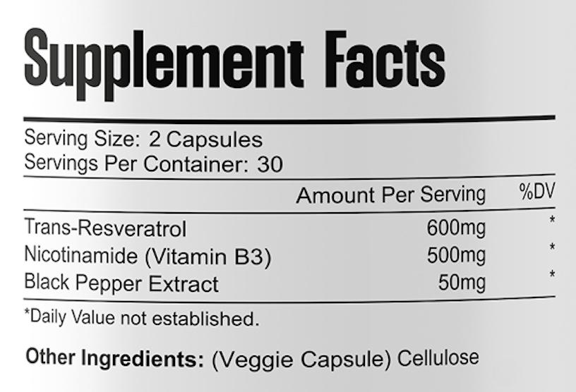 Resveratrol 600 mg / Resveratrol 600 mg, 60 kapslí