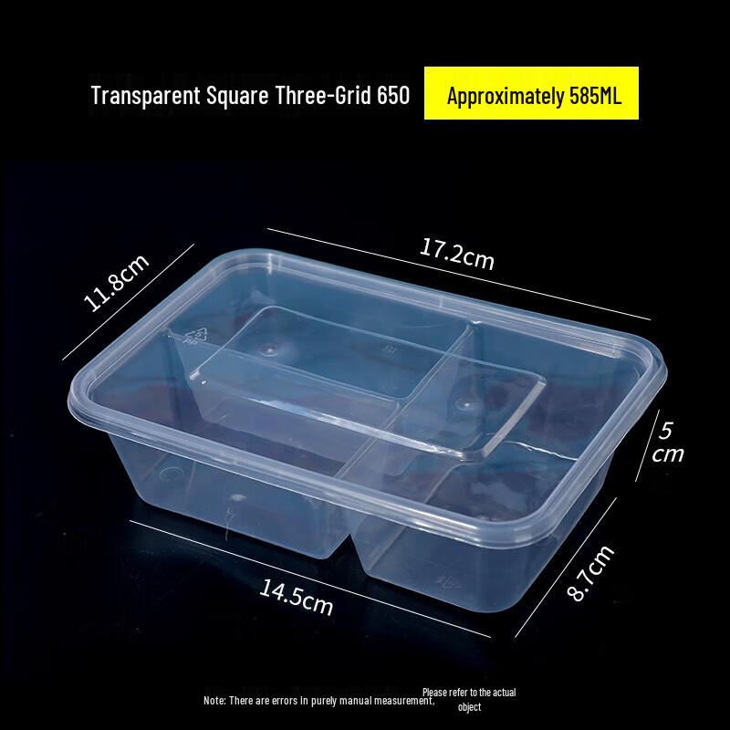 PFC Thickened Rectangular Disposable Food Containers