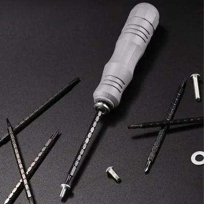 1 Σετ 13 σε 1 Σετ κατσαβιδιών Συνδυασμός Ανθεκτικό, κλιμακωτό πολυλειτουργικό οικιακό σετ ισχυρών μαγνητικών μιτών υψηλής σκληρότητας