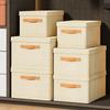 Foldable Clothes Quilt Storage Box Space Saving Washable Toy Storage Box Dustproof Large Capacity Laundry Basket for Home