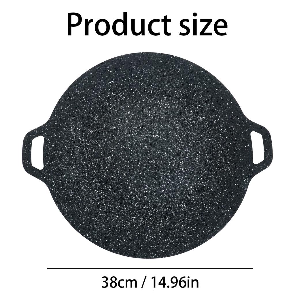 Koreanischer Eisengrill, Grilltopf, Mehrfach-Grillplatte, tragbarer Induktionsherd, Kartentyp, Ofengrillpfanne, antihaftbeschichtete Grillplatte