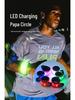LED Rechargeable Luminous Bracelet Snap Band for Night Running