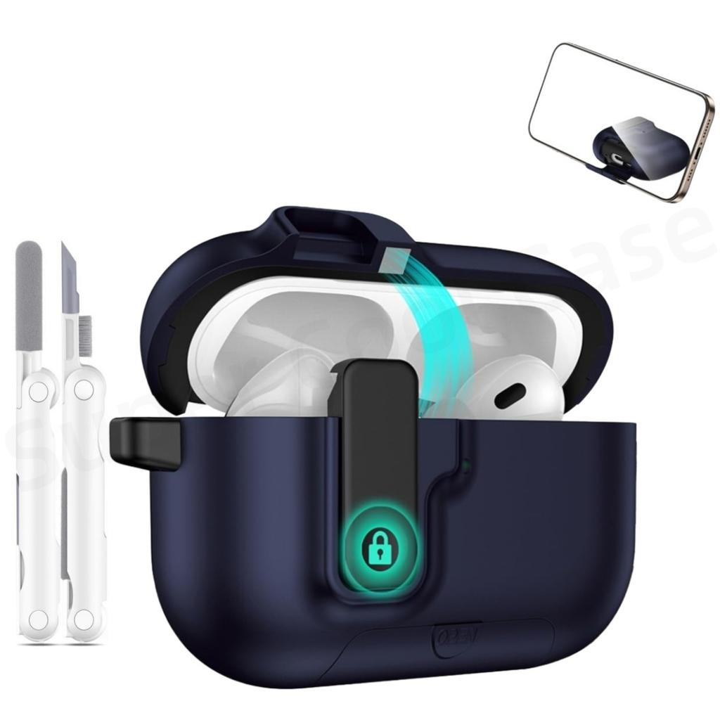 For AirPods Pro 3 Earphone Case For AirPods Pro 3 Case Full Body Shockproof Protective Phone Stand Style Case For AirPods Pro 3