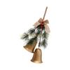 2 Piece Christmas Set Metal Frame Pine Embellishments Hanging For Wall Wreath Party top sale