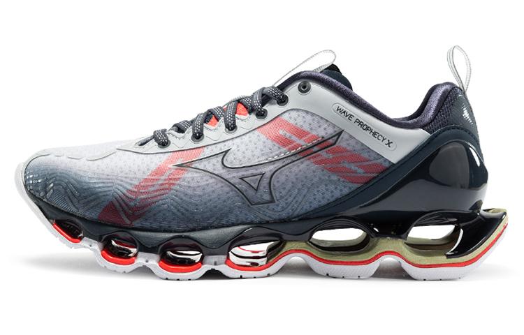 Baskets Mizuno Wave Prophecy X 10 'Gris Rouge' pour Femme 38