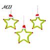 Wall Window Decorations Christmas Star Ornament, Plush Iron Hanging Decor for Tree Art Ornaments Shop, Festive Holiday Pendant Home Party Fireplace