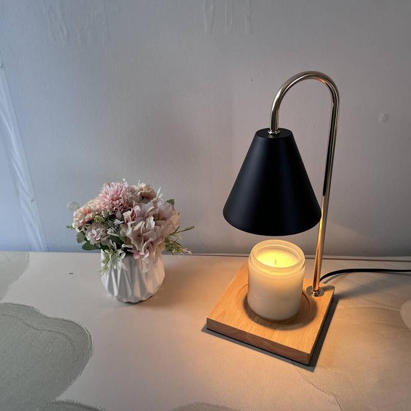 

Настольная лампа в форме свечи, современная, минималистская, прикроватная, романтическая, атмосфера, настольная лампа, стекло, ароматерапия, воск, плавление, декоративные лампы EU&Conventional Dimming