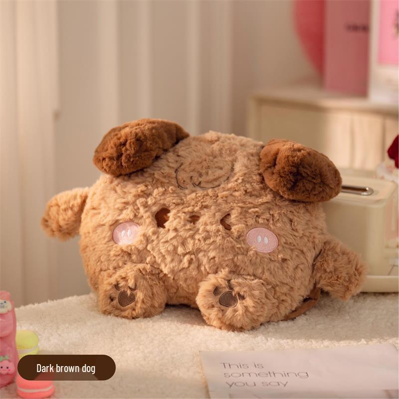 Rechargeable Electric Heating Hot Water Bag - Plush Hand Warmer for Belly Warmth