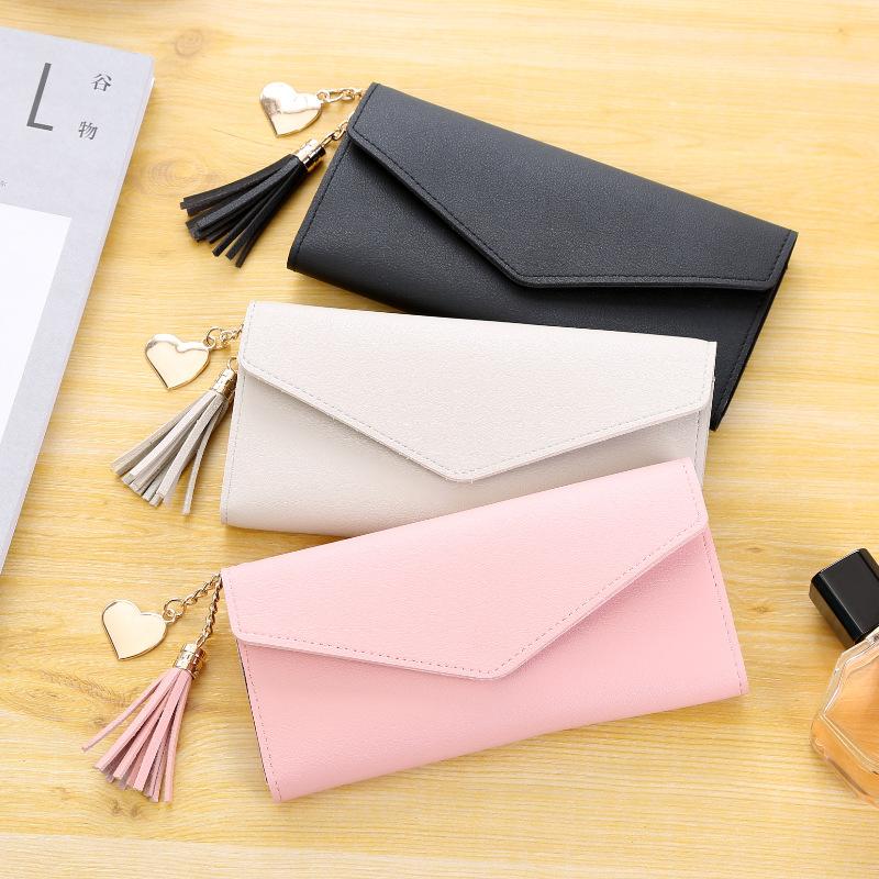 Fashion Women Wallets Simple Zipper Purses Long Section Clutch Wallet Soft PU Leather Bag
