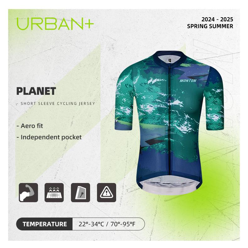 Skull Monton Heren Planet Wielershirt Powerband Wielershirt Mountainbike Shirt Sneldrogend Racefiets Shirt Uniform Bre