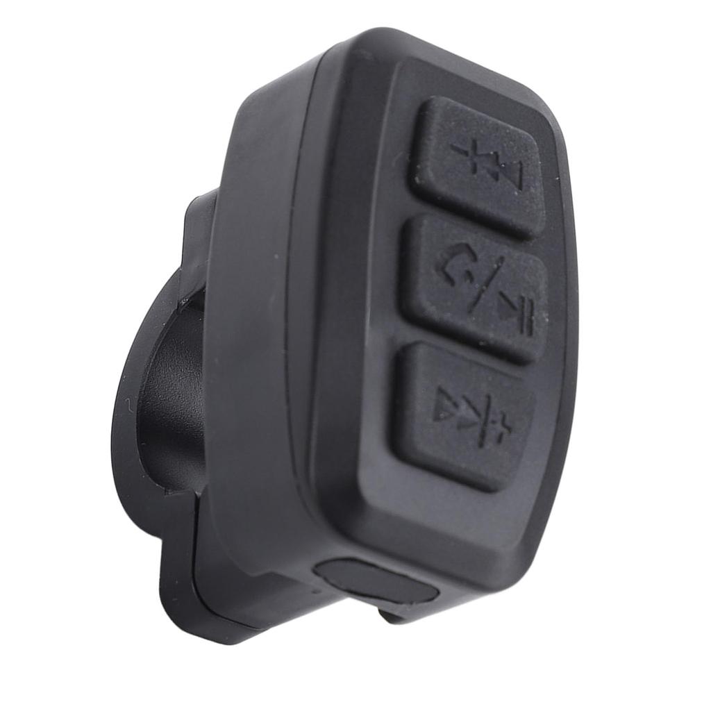 Controller Bluetooth per Moto Impermeabile IPX6 Telecomando per Telefono per IOS Android Portata 15M (Nero)