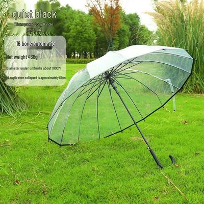 Nanqiao Automatic Transparent Long Handle Umbrella
