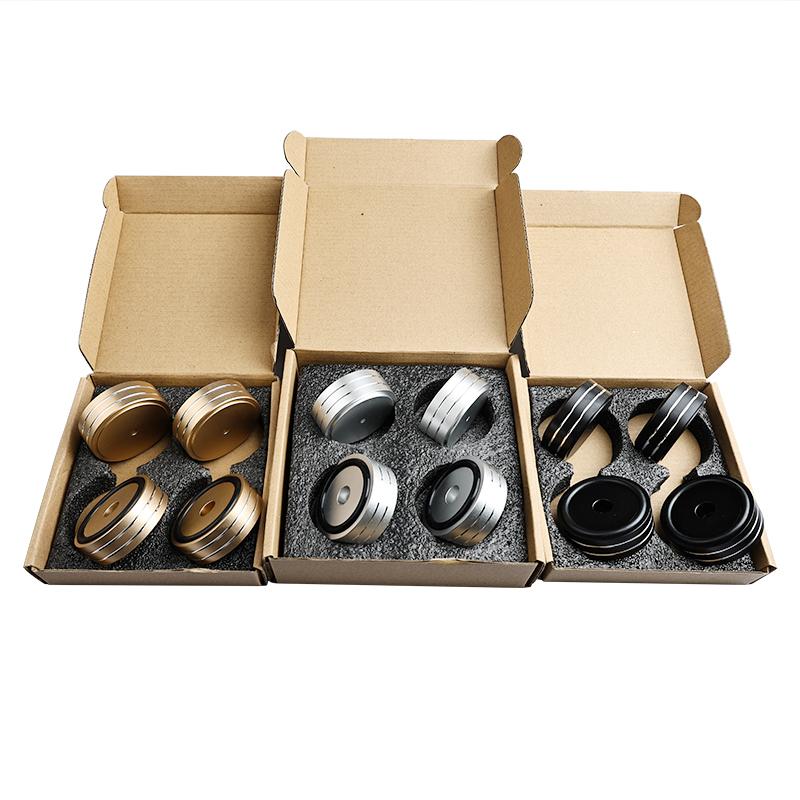 Speakers Spike Pads With Non-Slip Rubber Rings Applicable to Speakers, Subwoofers, Home Theater, Turntable DAC Feet Pad