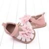 0-12 Month Newborn Baby Girls Sandals Bow Decoration Crib Shoes