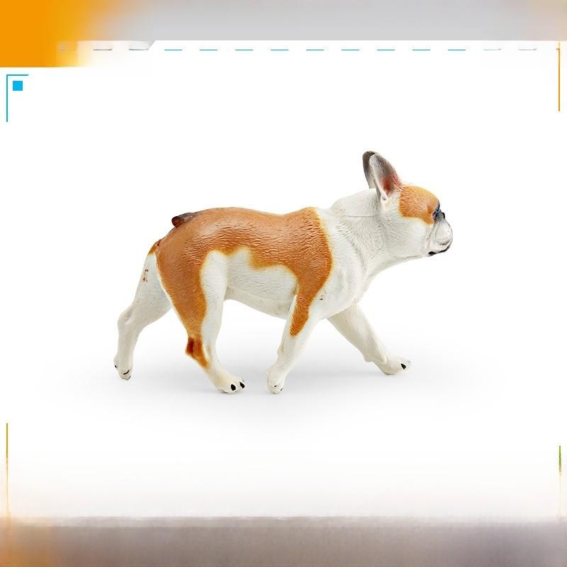 Pvc Dog Figurine Static Model French Bulldog Pet Sculpture For Home And Office Decor