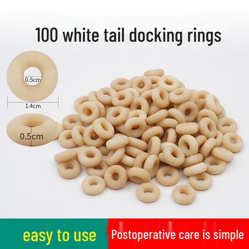 Veterinary Tail & Castration Pliers with Docking Rings for Piglets and Lambs