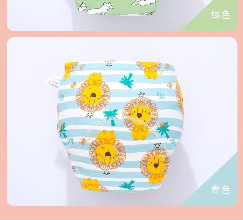5pc/Lot Baby Cotton Training Pants Panties Cloth Diapers Reusable Toolder Nappies Diaper Baby Underwear