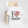 I Love Thailand Heavy Cotton Tee - Travel Shirt,for Travelers, Thailand Lovers
