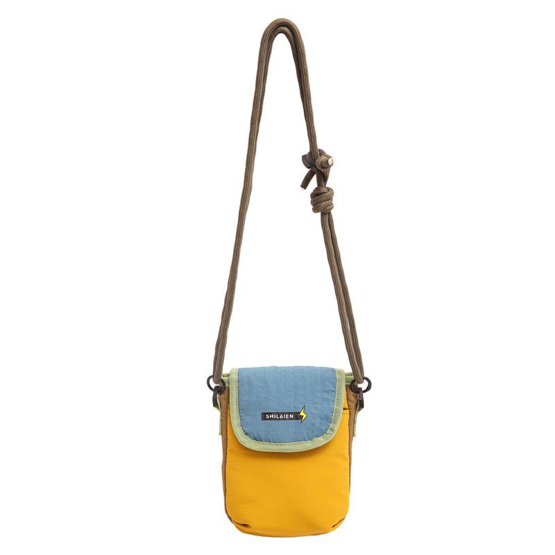 

Korean Style Mini Crossbody Bag 2025: Unisex High-End Canvas Phone Carrier