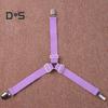 4Pcs Triangle Bed Sheet Straps Adjustable Design Simple Installation Non Slip Fitted Sheet Straps Bed Sheet Clips