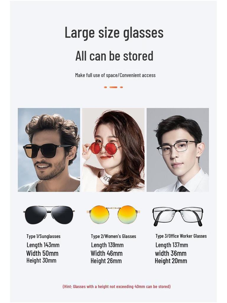 Lynk & Co 01-08 Magnetisches Brillenetui Sonnenblenden-Aufbewahrungsclip