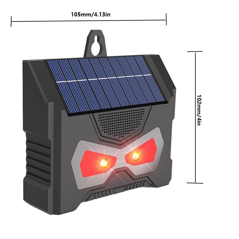 Ultraschall Solar Tierabwehr: Wasserdicht, Sonnenschutz, Schlangen- und Nagetierabwehr