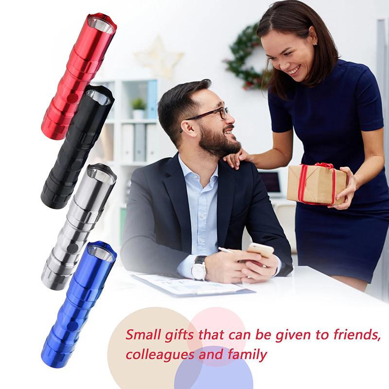 Led Mini Strong Light Flashlight 3W Aluminum Alloy Led Gift Strong Light Flashlight Portable Small Flashlight